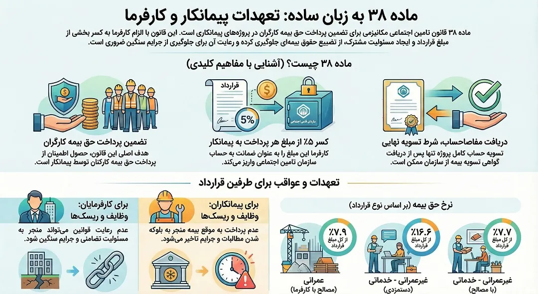 ماده 38 قانون تامین اجتماعی