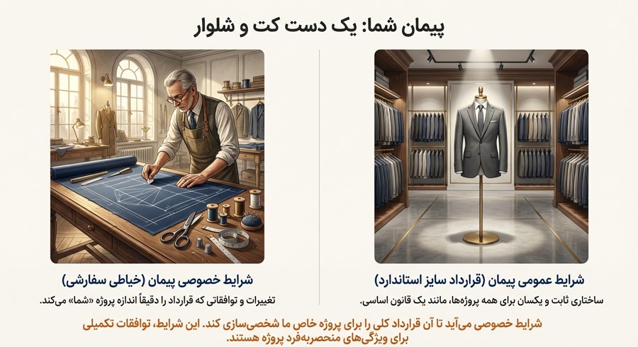 شرایط خصوصی پیمان دقیقاً چیست؟