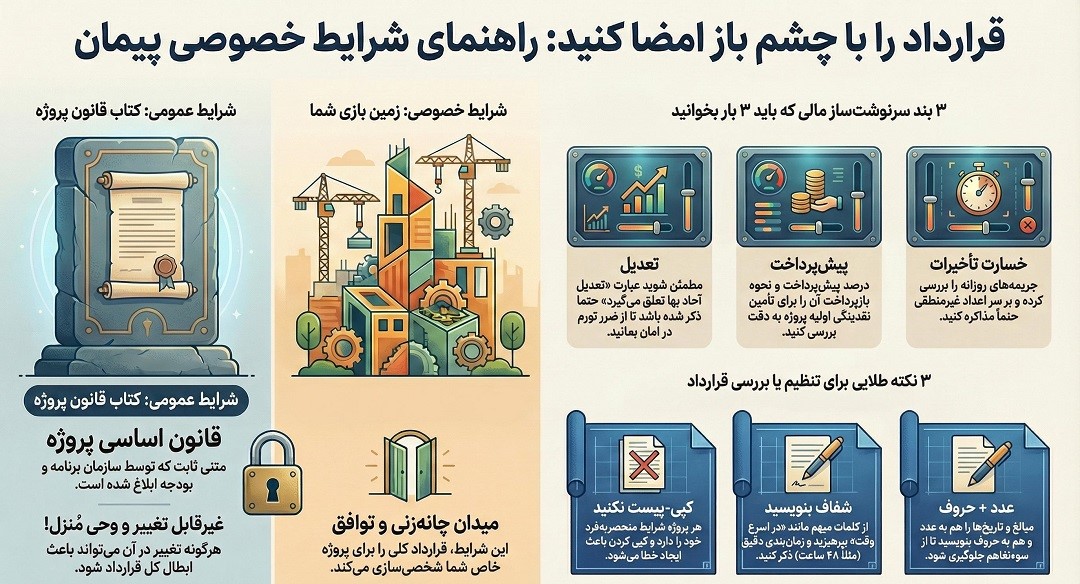 راهنمای شرایط خصوصی پیمان