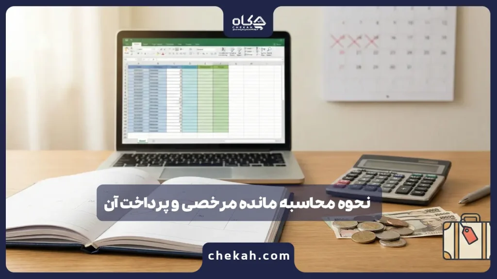 نحوه محاسبه مانده مرخصی و پرداخت آن