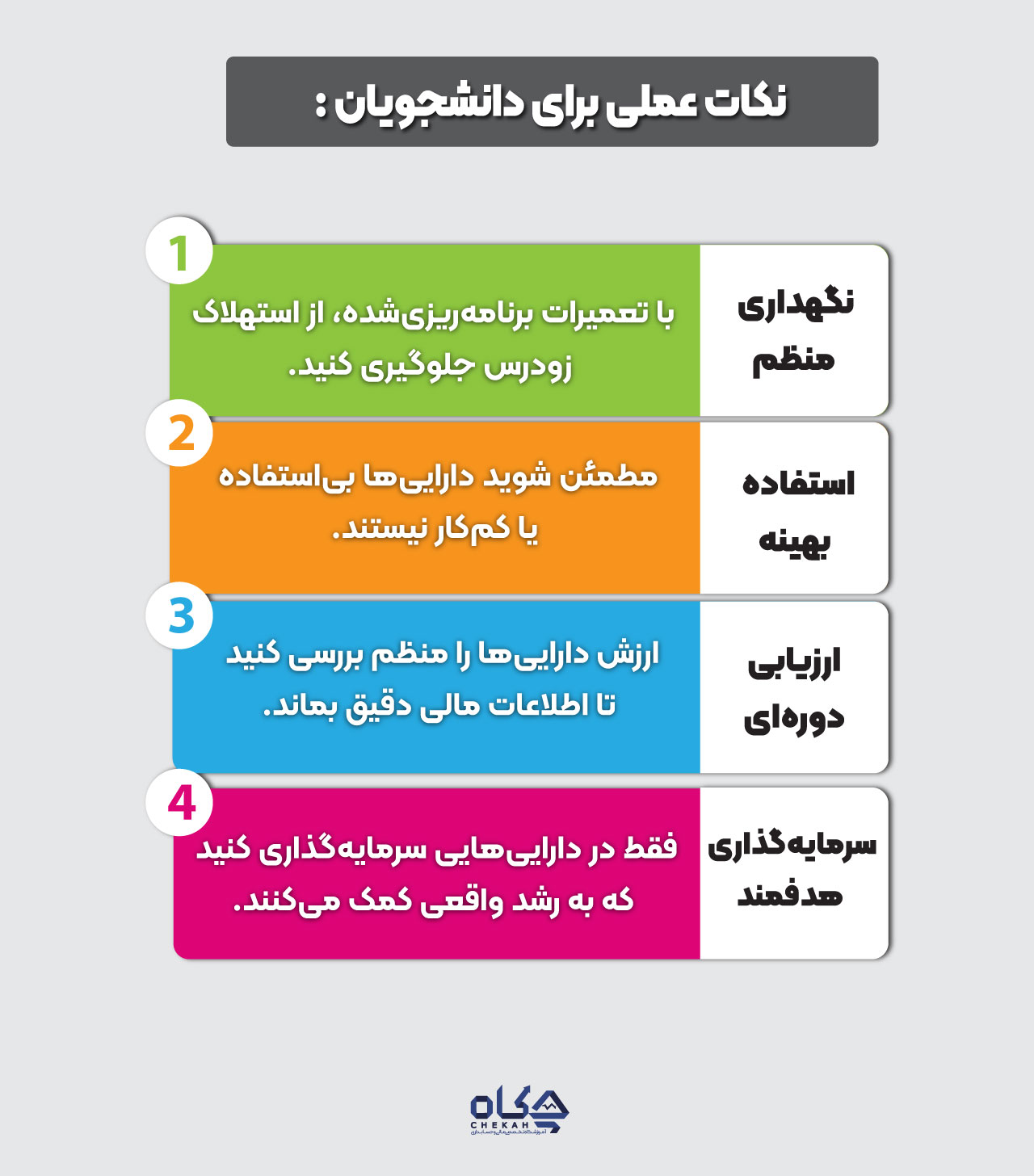 نکات عملی برای دانشجویان