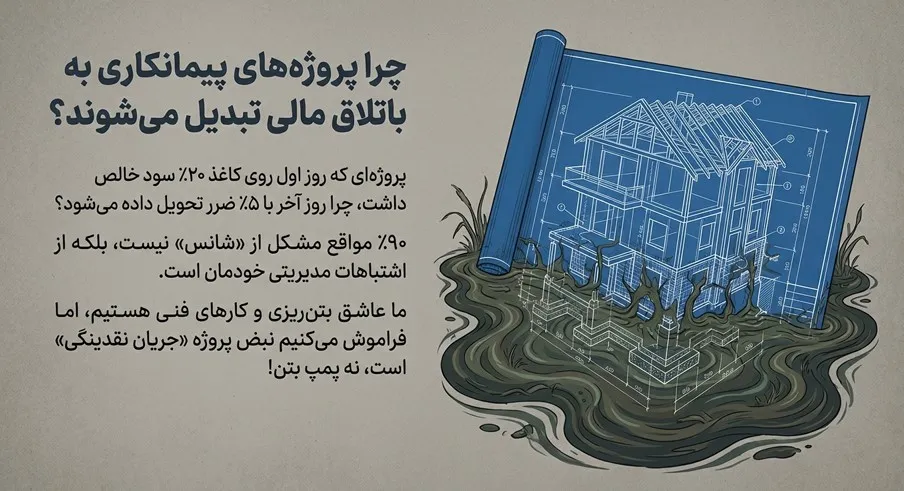 علت تبدیل پروژههای پیمانکاری به باتلاق مالی