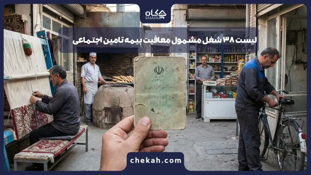 لیست ۳۸ شغل مشمول معافیت بیمه تامین اجتماعی