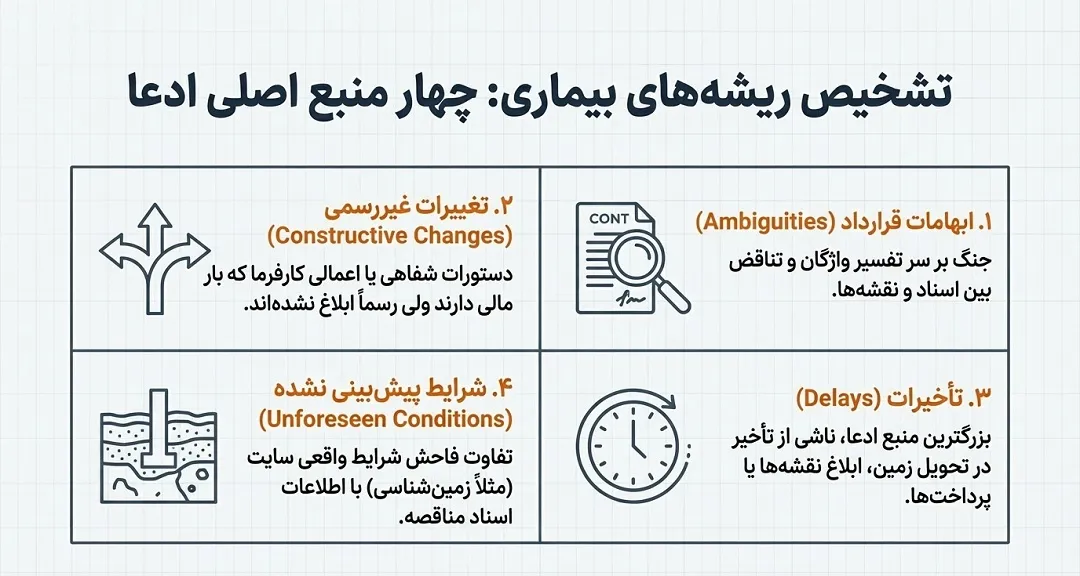 چهار منبع اصلی ادعا