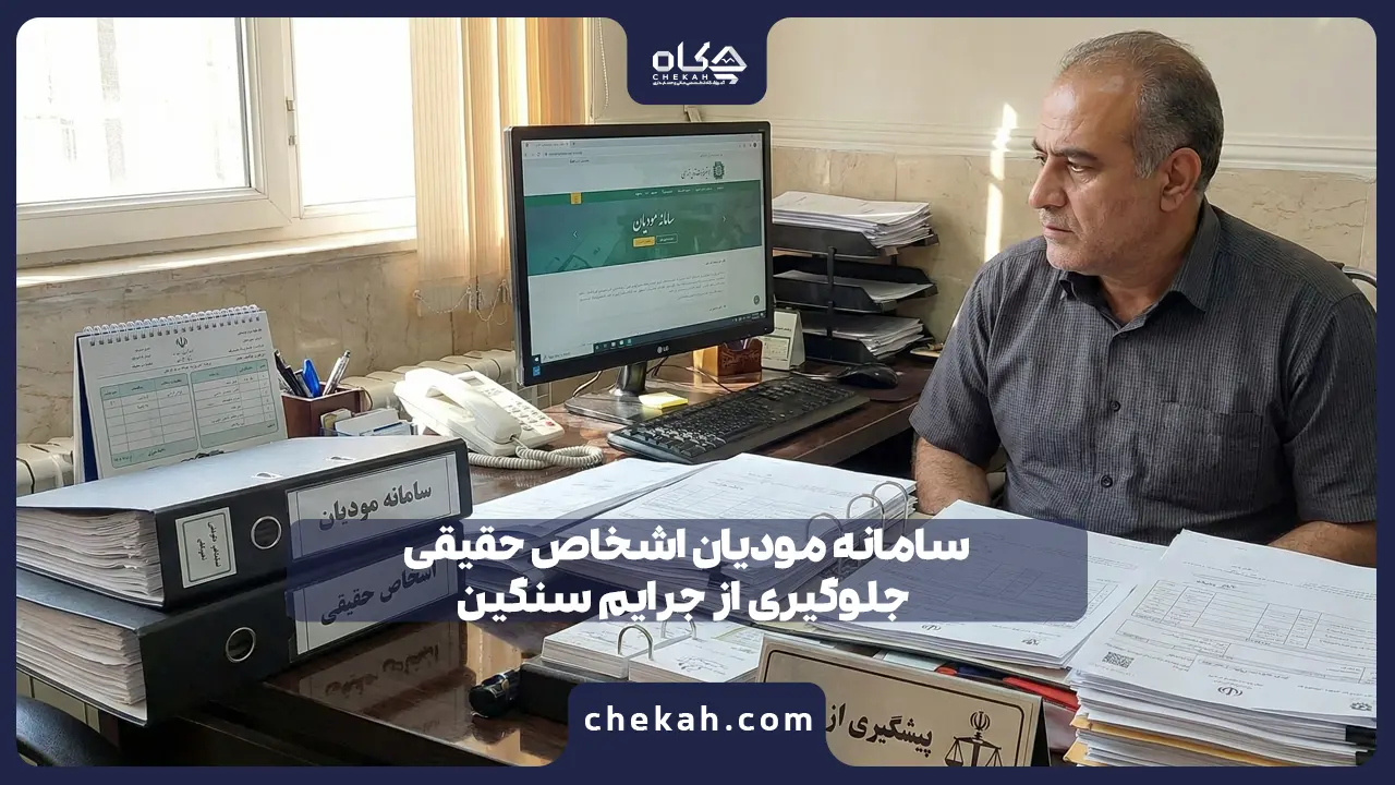 سامانه مودیان اشخاص حقیقی + جلوگیری از جرایم سنگین