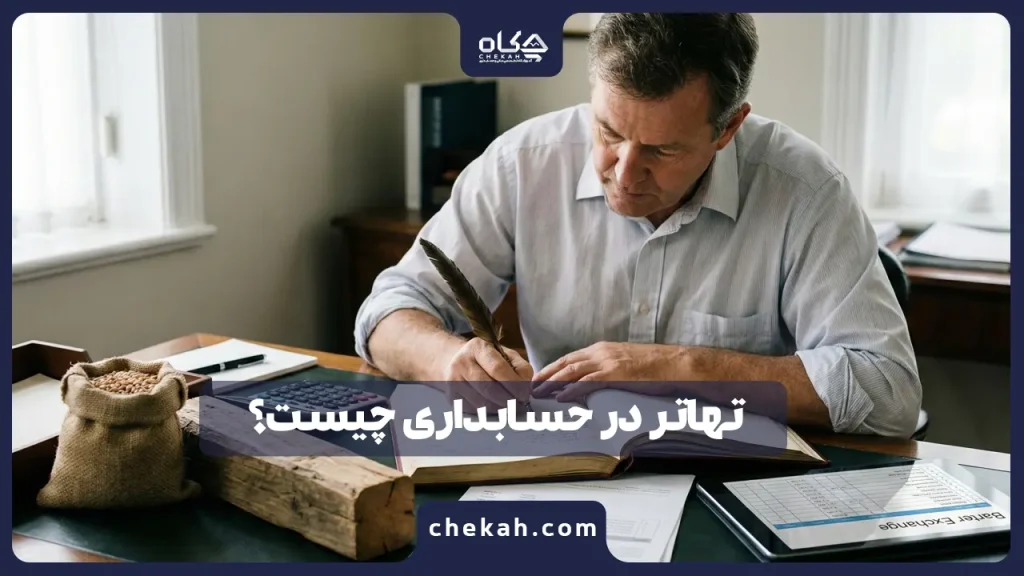 تهاتر در حسابداری چیست؟ ( نحوه ثبت ان به چه شکل است )