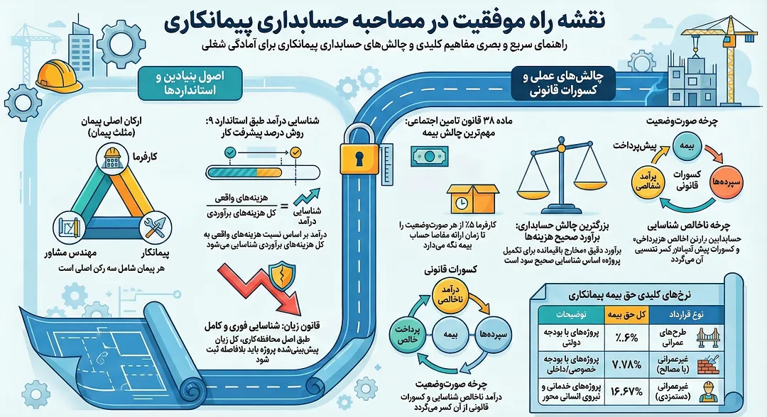 نقشه راه موفقیت در مصاحبه حسابداری پیمانکاری