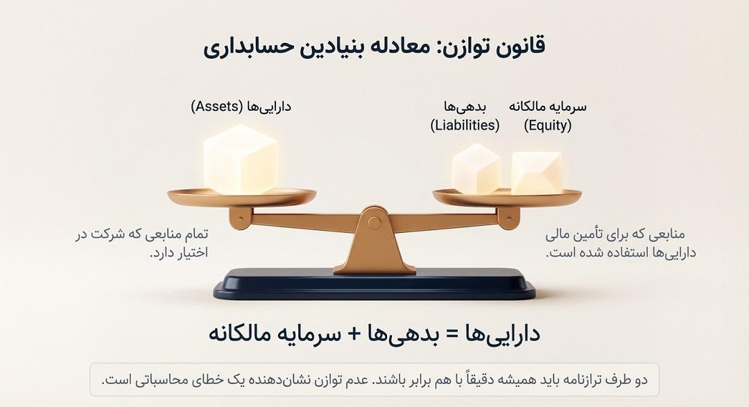 قانون توازن:معادله بنیادین حسابداری