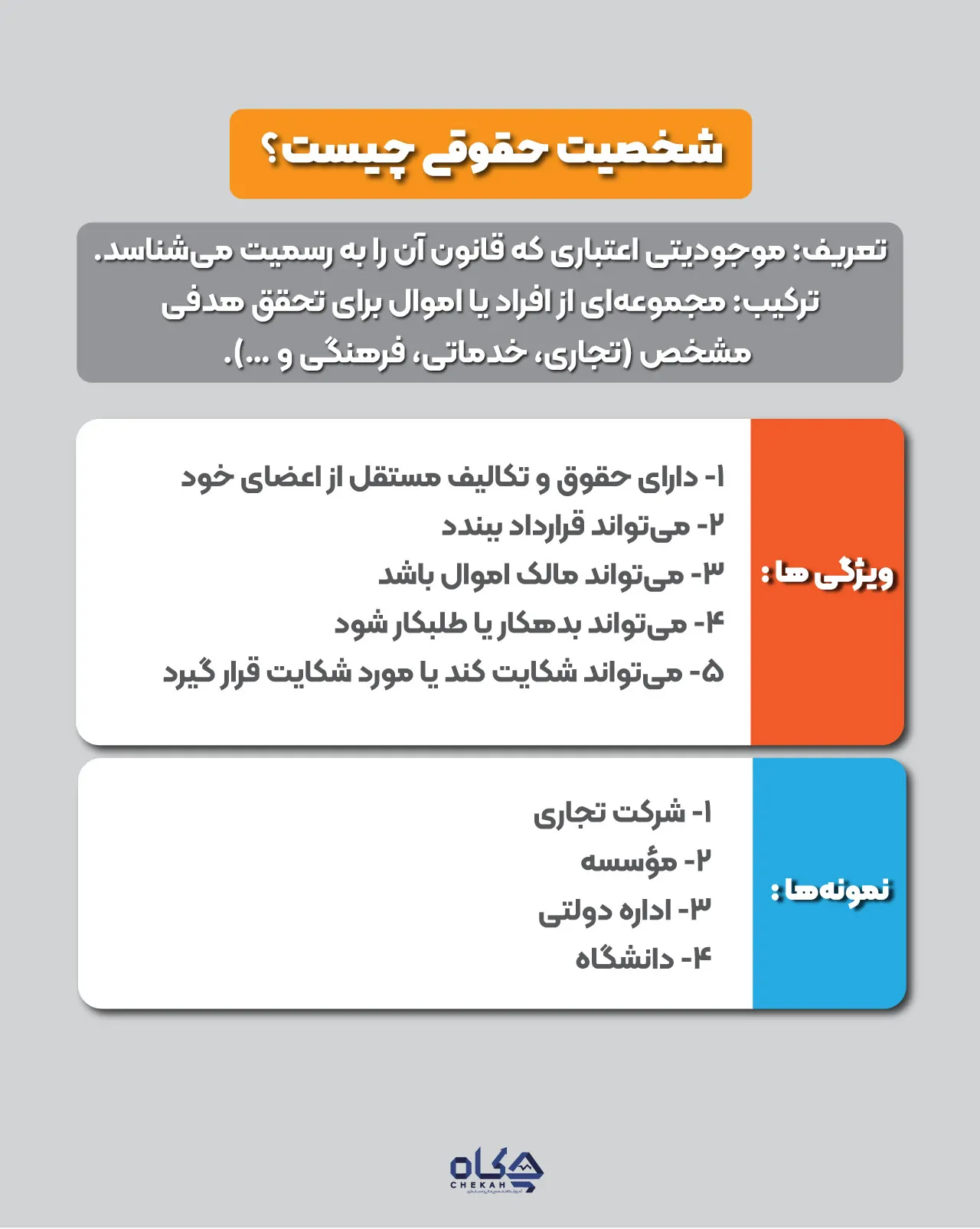 شخصیت حقوقی چیست
