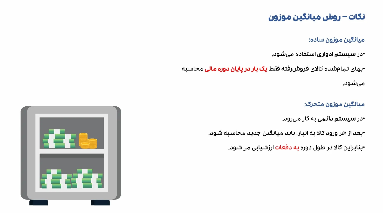 روشهای ارزیابی موجودی کالا: راهنمای جامع انتخاب و کاربرد