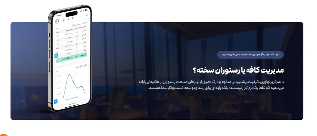 نرم افزار حسابداری رستوران حامی