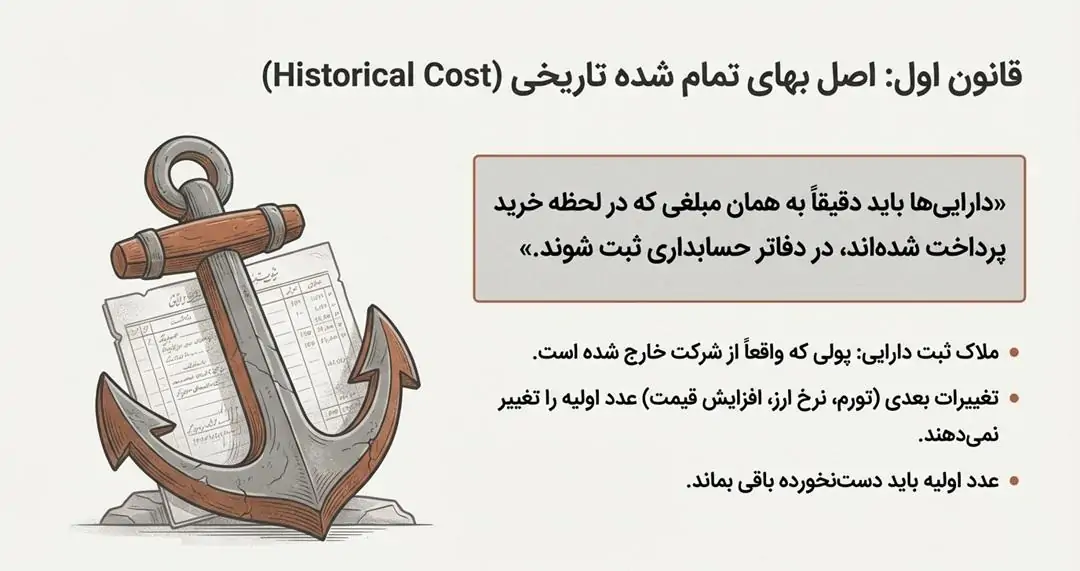 اصل بهای تمام شده تاریخی