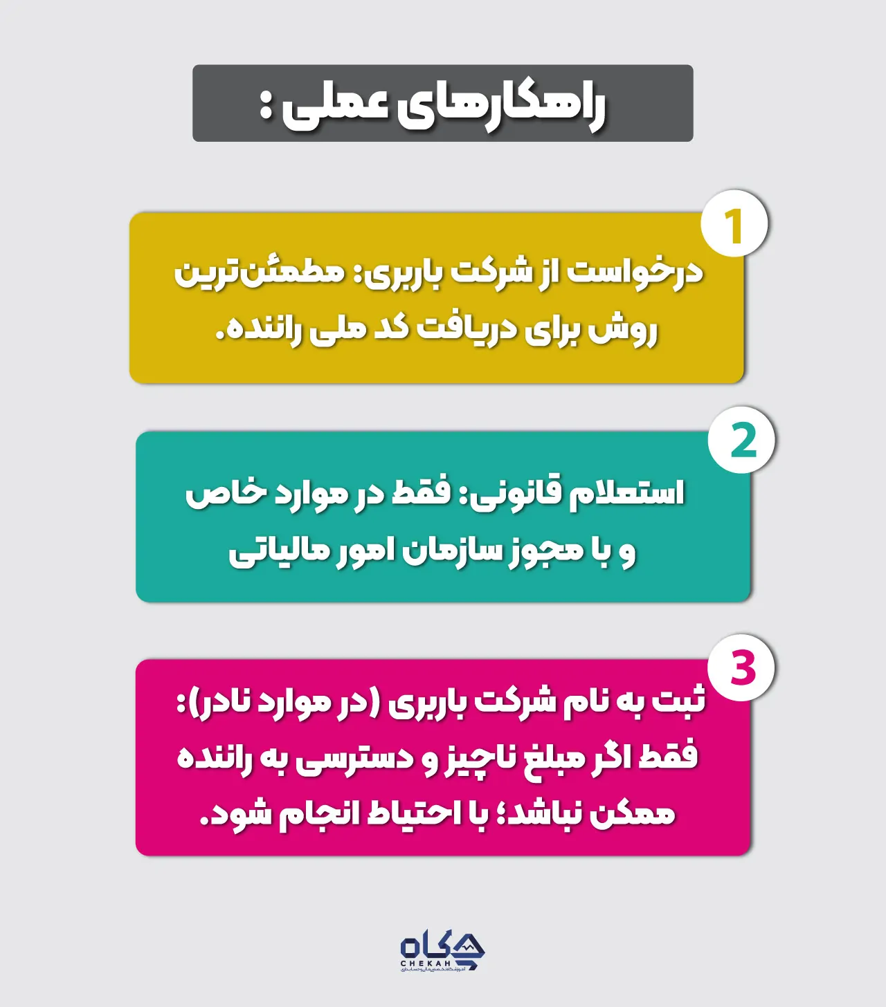 راهکارهای عملی
