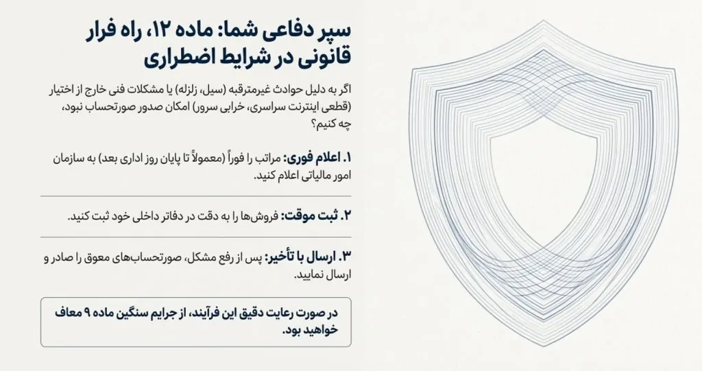 ماده ۹ سامانه مودیان