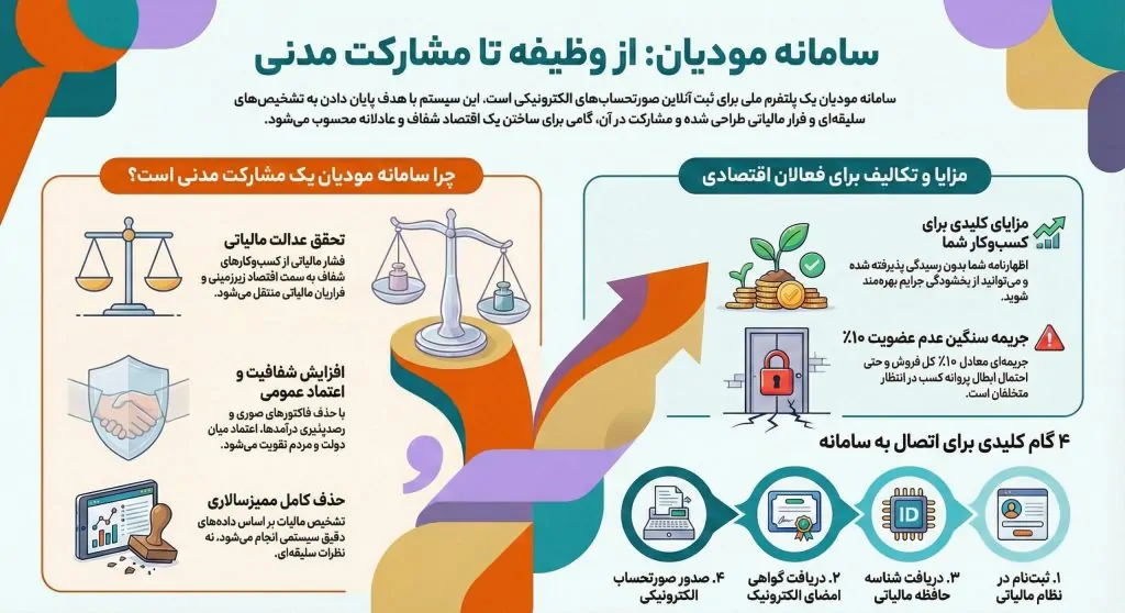 مشارکت مدنی در سامانه مودیان