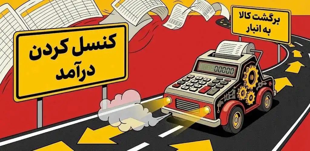 ۱. برگشت از فروش در سیستم دائمی (Perpetual)