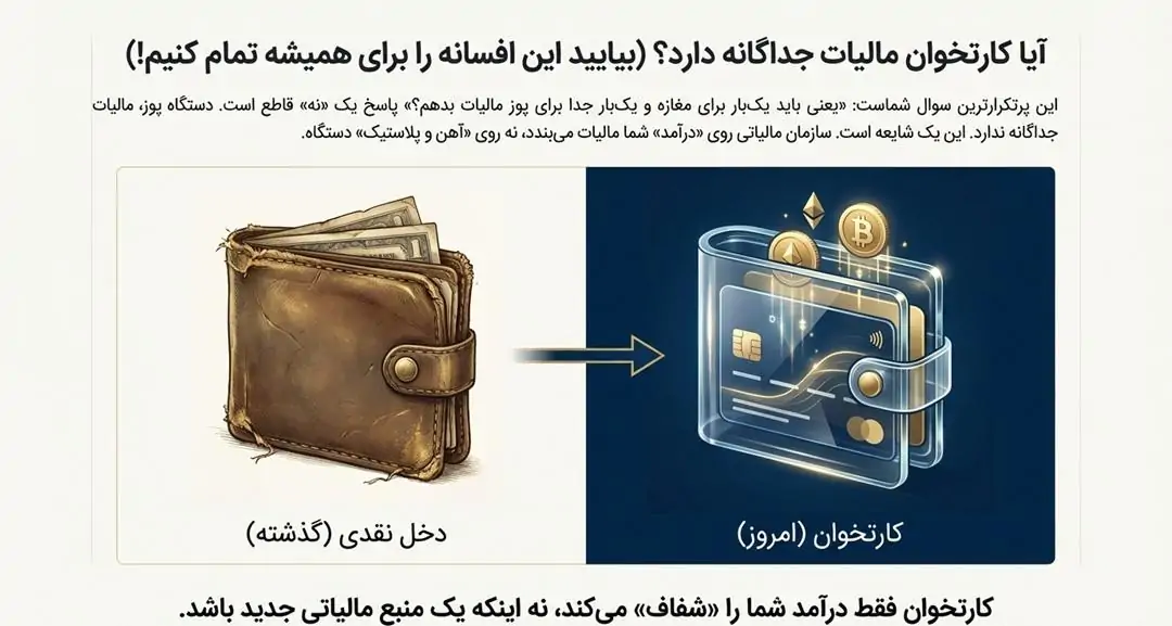 آیا کارتخوان مالیات جداگانه دارد؟ (بیایید این افسانه را تمام کنیم!)