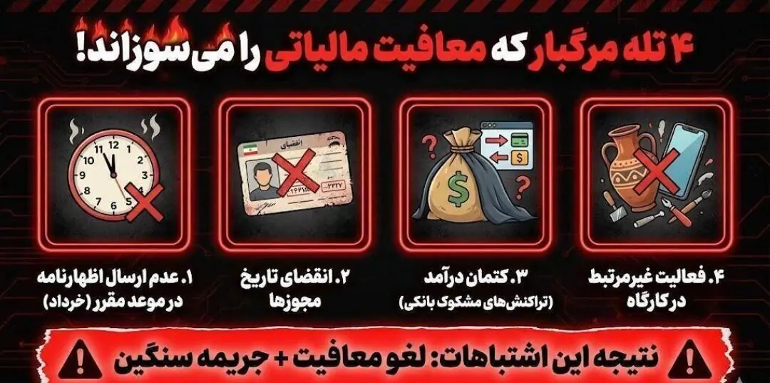 ۴ دلیل که باعث رد شدن معافیت مالیاتی شما میشود (تلههای مرگبار)