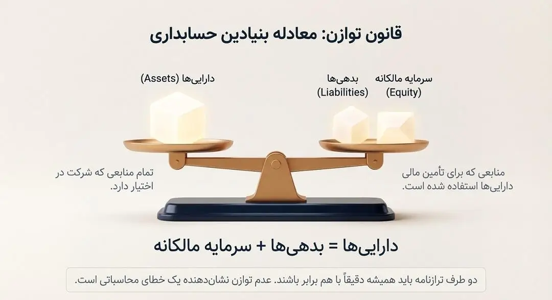 قانون توازن:معادله بنیادین حسابداری